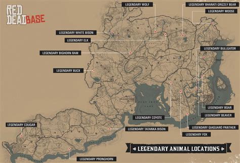 legendary wolf rdr2|all legendary animals location rdr2.